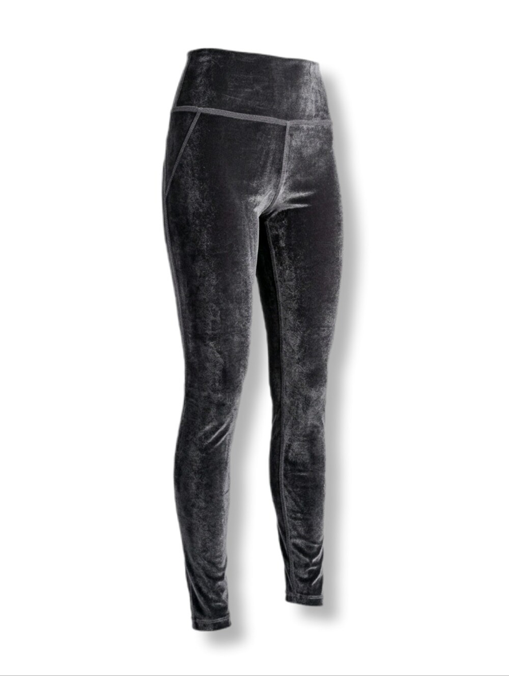 Beyond Yoga Velvet Motion High Waisted Midi Ankle Legging Dark Gray Size Medium